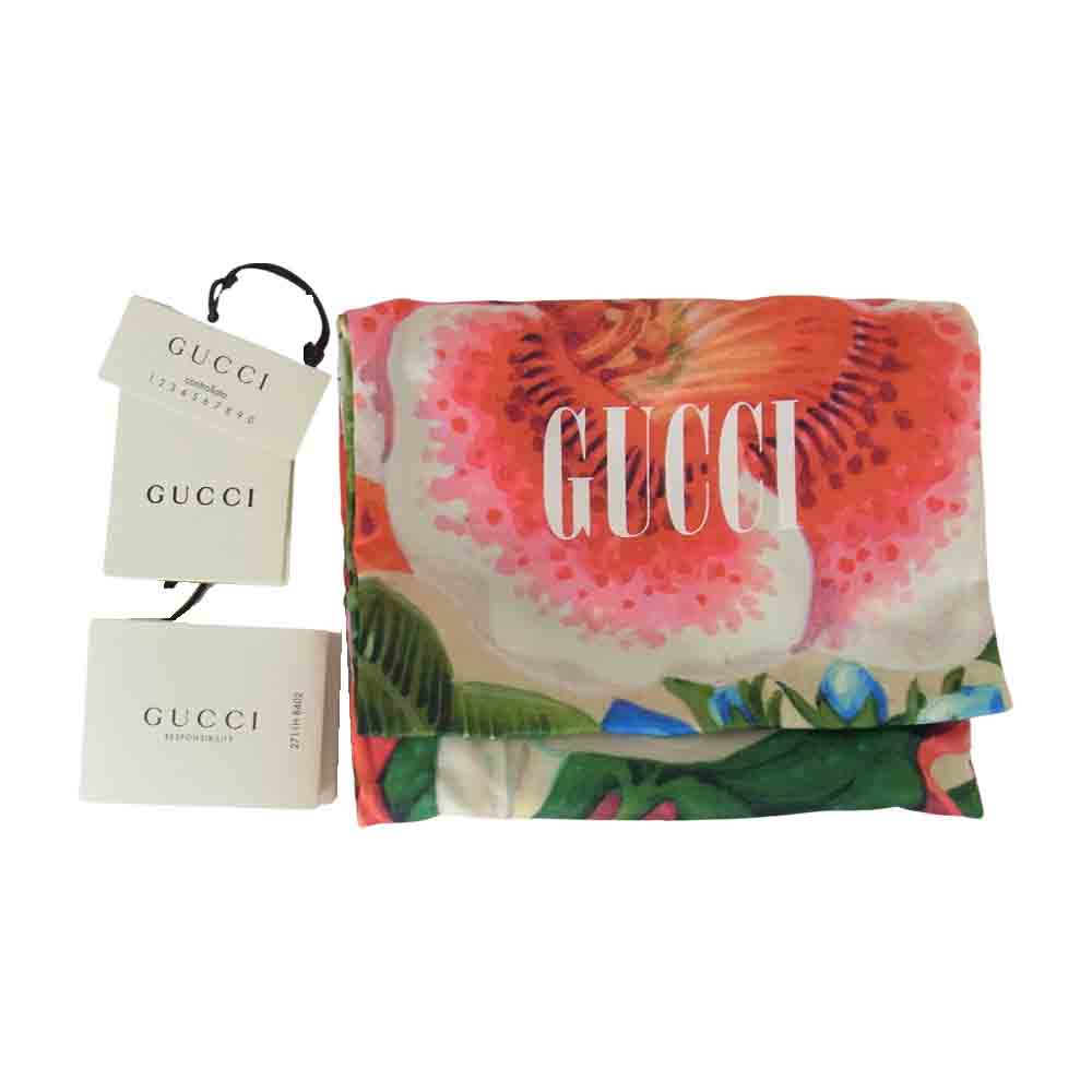 GUCCI グッチ 570660 ズゥミ チェーン付き ウォレット ボルドー【中古】
