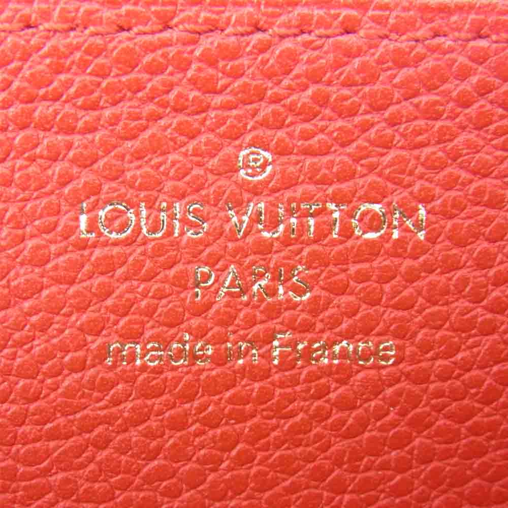 LOUIS VUITTON ルイ・ヴィトン M61865 モノグラム アンプラント ジッピー ウォレット レッド系【中古】