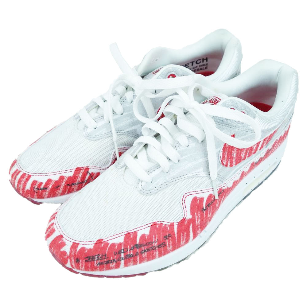 NIKE ナイキ CJ4286-101 AIR MAX1 SKETCH TO SHELF エアマックス スケッチトゥーシェルフ ローカット スニーカー ホワイト系 27.5cm【中古】