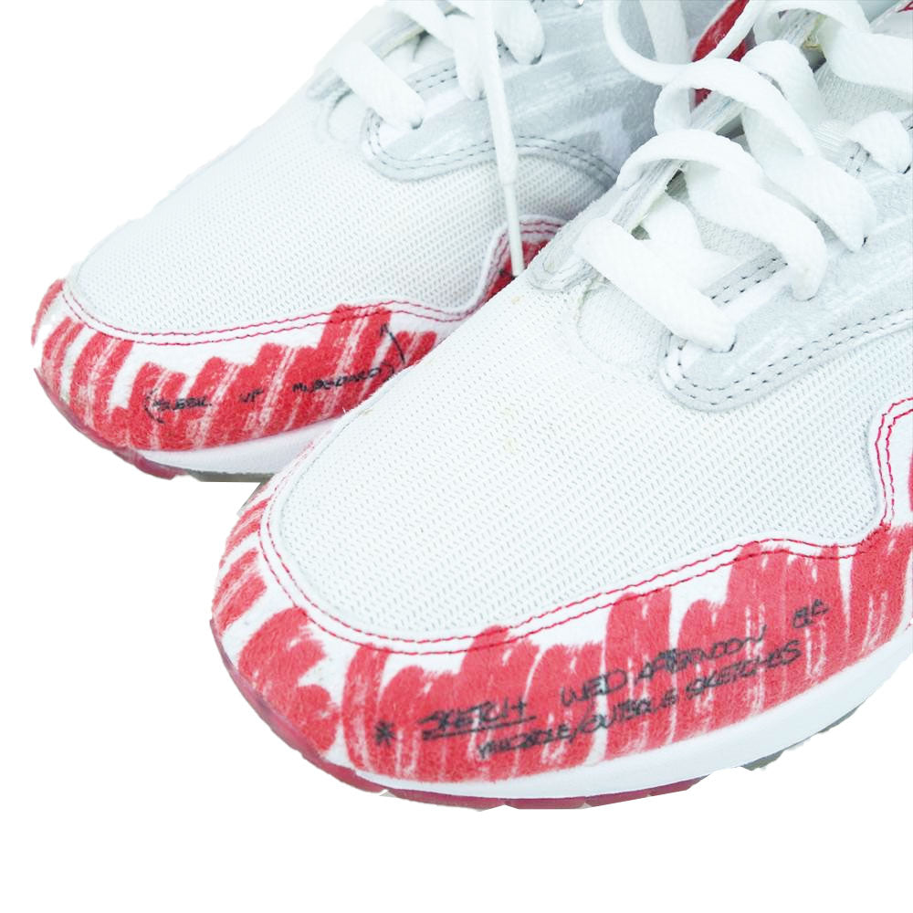 NIKE ナイキ CJ4286-101 AIR MAX1 SKETCH TO SHELF エアマックス スケッチトゥーシェルフ ローカット スニーカー ホワイト系 27.5cm【中古】
