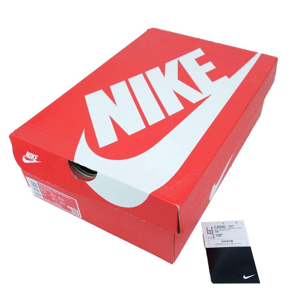 NIKE ナイキ CJ4286-101 AIR MAX1 SKETCH TO SHELF エアマックス スケッチトゥーシェルフ ローカット スニーカー ホワイト系 27.5cm【中古】