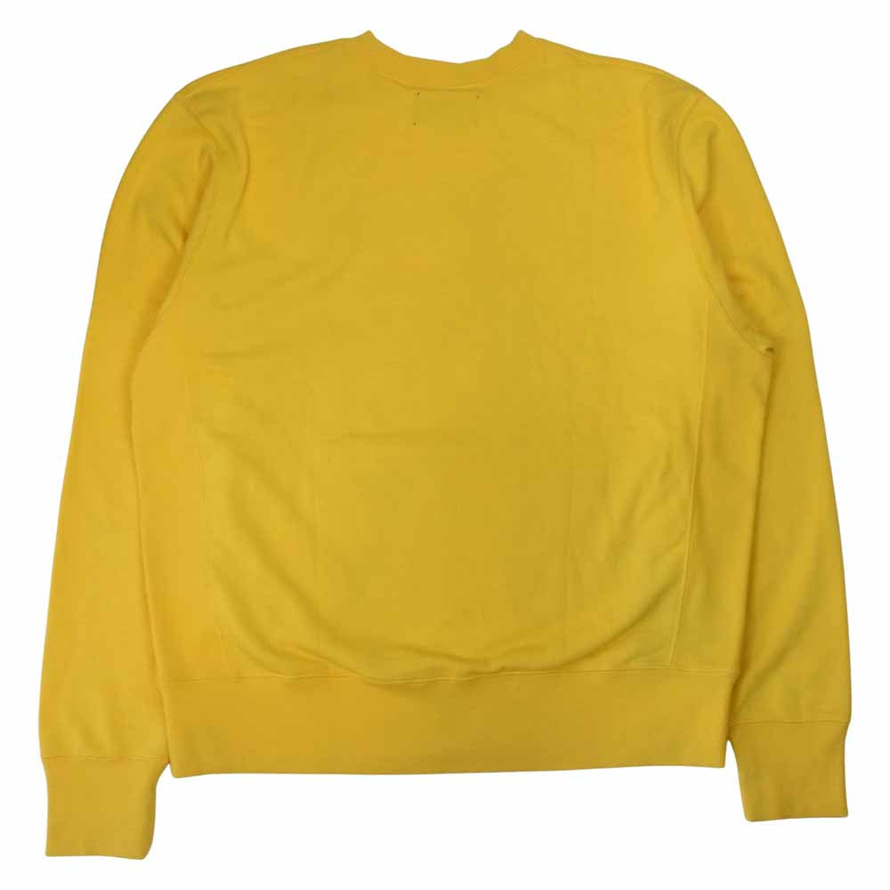 atmos アトモス LAB × THE SIMPSONS クルーネック スウェット トレーナー イエロー系 XL【中古】