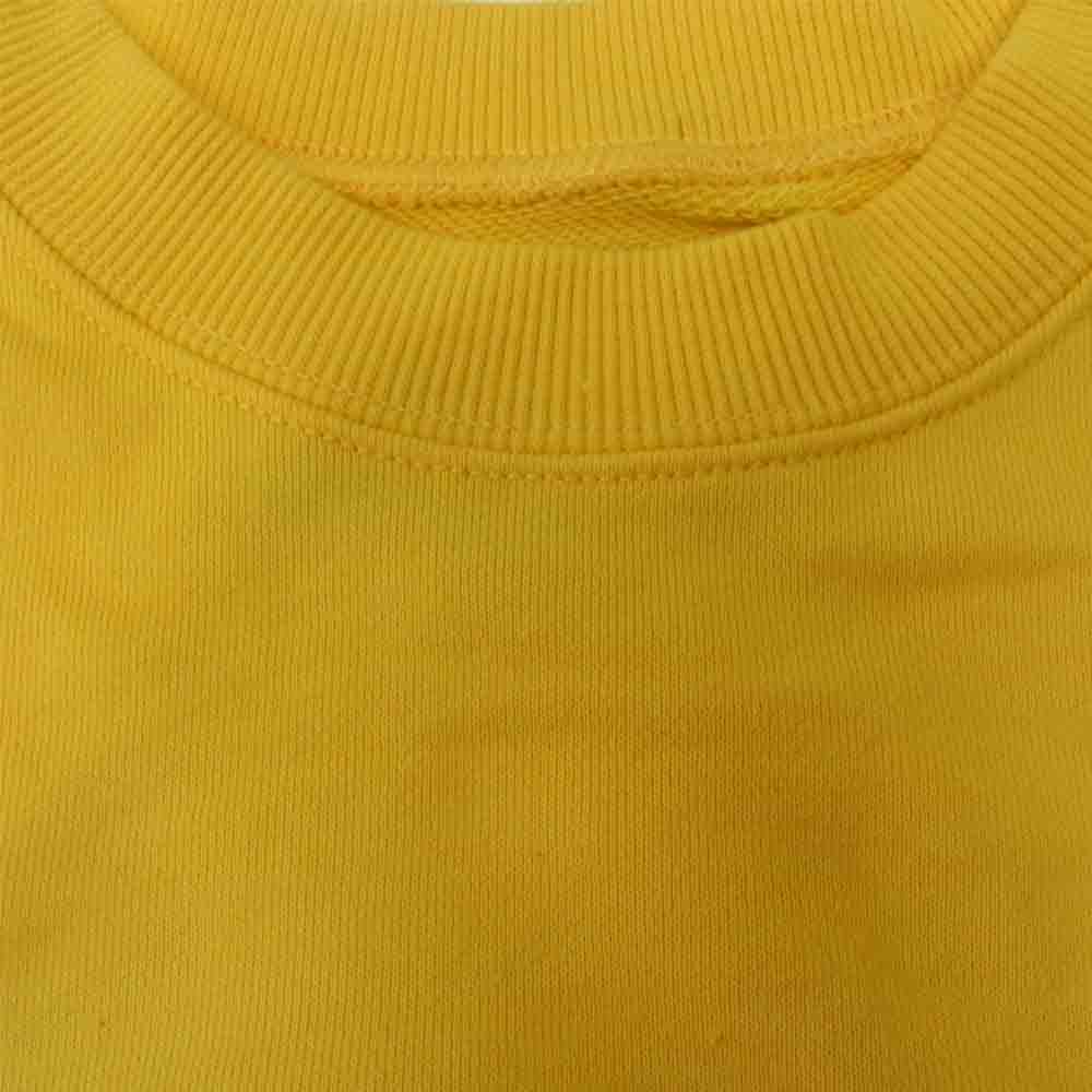 atmos アトモス LAB × THE SIMPSONS クルーネック スウェット トレーナー イエロー系 XL【中古】