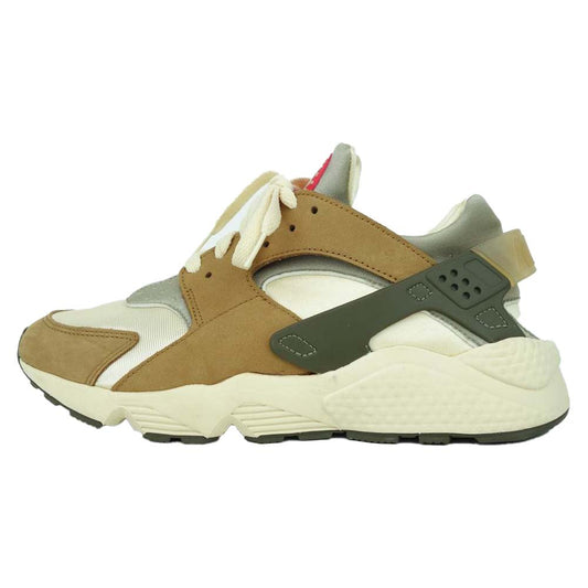 NIKE ナイキ × STUSSY DD1381-200 AIR HUARACHE LE ステューシー エア ハラチ スニーカー ベージュ系 28cm【中古】