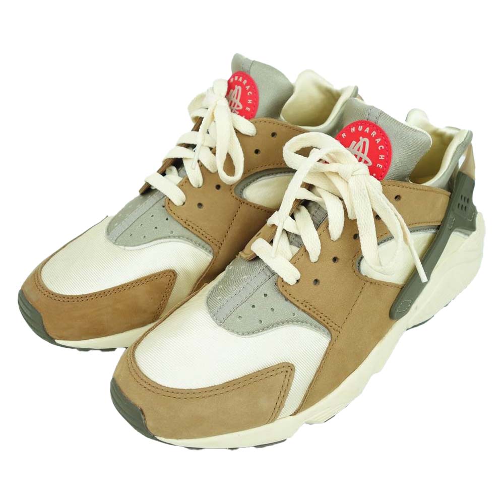 NIKE ナイキ × STUSSY DD1381-200 AIR HUARACHE LE ステューシー エア ハラチ スニーカー ベージュ系 28cm【中古】