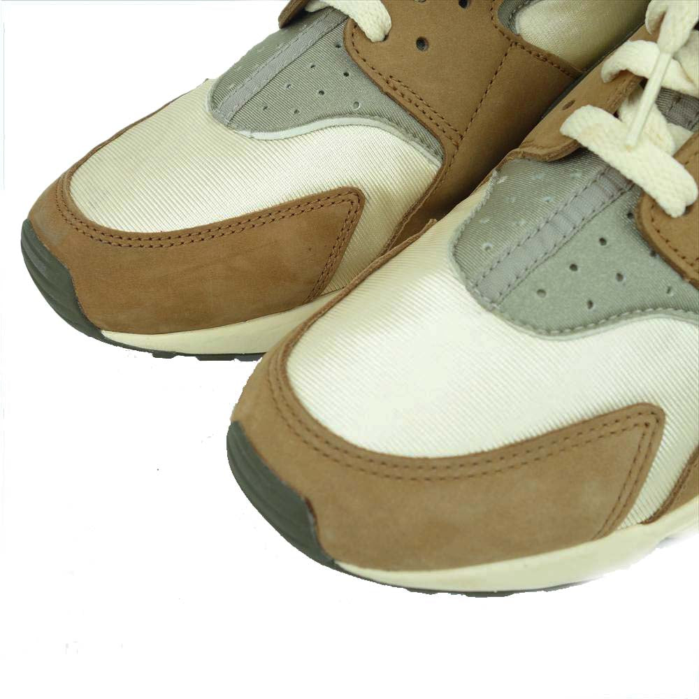 NIKE ナイキ × STUSSY DD1381-200 AIR HUARACHE LE ステューシー エア ハラチ スニーカー ベージュ系 28cm【中古】