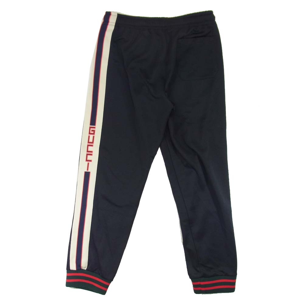 GUCCI グッチ 17AW 国内正規品 テクニカル ジャージ トラックパンツ ブラック系【中古】