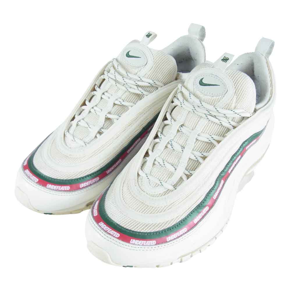NIKE ナイキ  × UNDEFEATED AIR MAX 97 OG / UNDFTD WHITE AJ1986-100 ナイキ エアマックス 97 アンディフィーテッド ローカット スニーカー ホワイト系 27cm【中古】