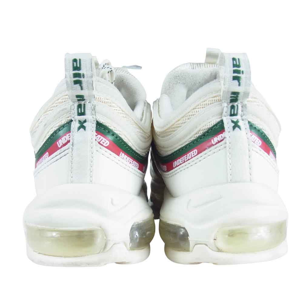 NIKE ナイキ  × UNDEFEATED AIR MAX 97 OG / UNDFTD WHITE AJ1986-100 ナイキ エアマックス 97 アンディフィーテッド ローカット スニーカー ホワイト系 27cm【中古】