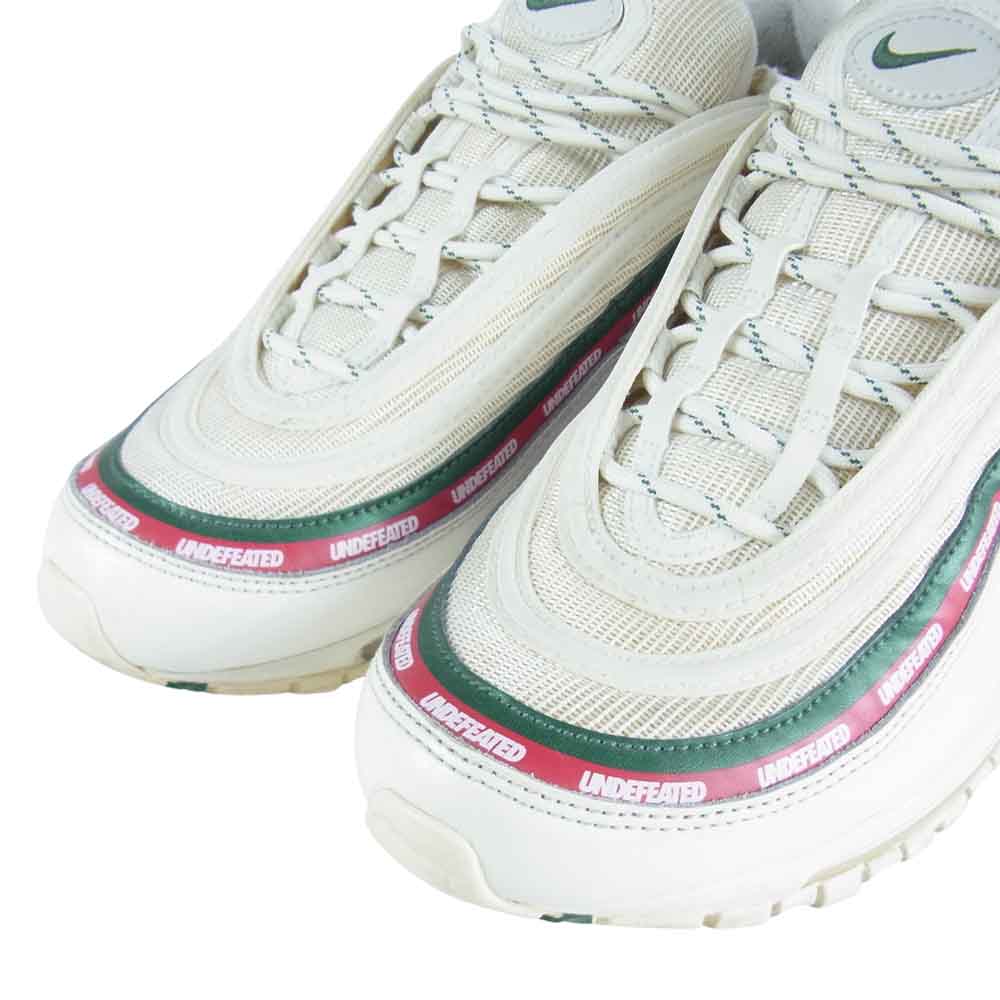NIKE ナイキ  × UNDEFEATED AIR MAX 97 OG / UNDFTD WHITE AJ1986-100 ナイキ エアマックス 97 アンディフィーテッド ローカット スニーカー ホワイト系 27cm【中古】