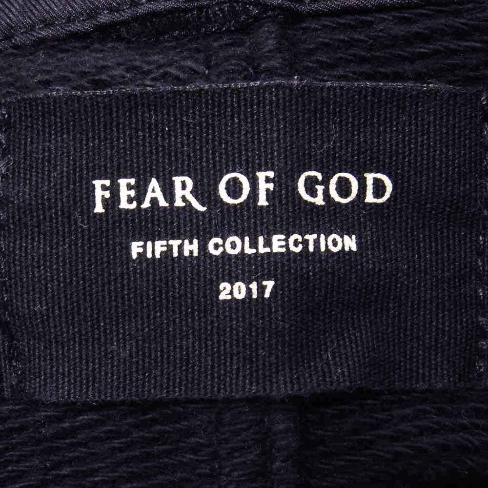 FEAR OF GOD フィアオブゴッド 17AW 国内正規品 FIFTH COLLECTION Heary Terry Hoodie フーディー ブラック系 M【中古】