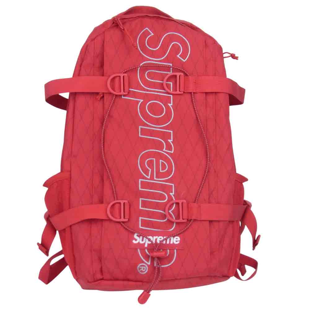 Supreme シュプリーム 18AW BACK PACK バックパック リュック レッド系【中古】