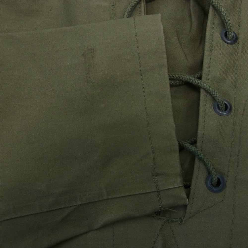 US MILITARY ミリタリー アノラック パーカー カーキ系 S【中古】