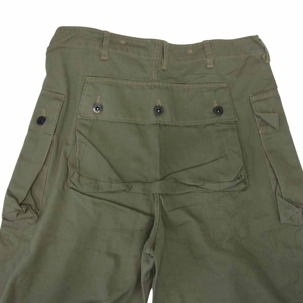 USMC 米海兵隊 HBT P44 ヘリンボーン ミリタリー パンツ カーキ系【中古】