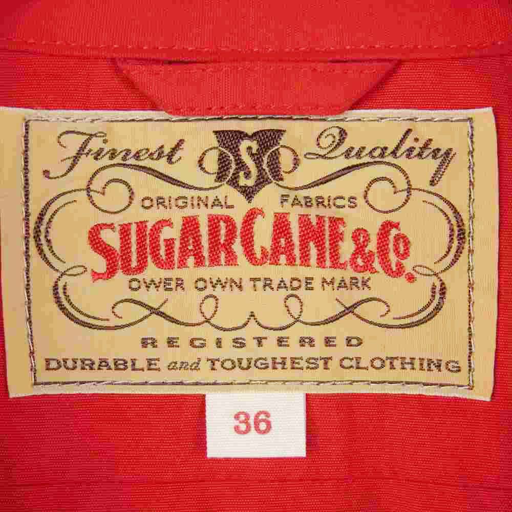 SUGAR CANE シュガーケーン SC14355 COTTON SPORTS JACKET コットン スポーツ ジャケット スウィング トップ レッド系 36【中古】