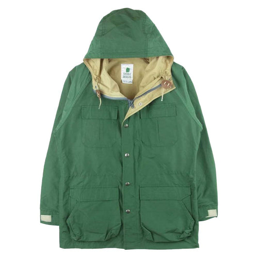 SIERRA DESIGNS シエラデザイン 7910L 国内正規品 60/40 クロス マウンテン パーカー アメリカ製 グリーン系 S【中古】