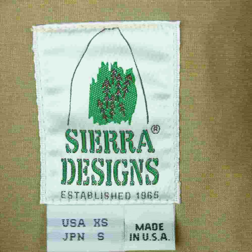 SIERRA DESIGNS シエラデザイン 7910L 国内正規品 60/40 クロス マウンテン パーカー アメリカ製 グリーン系 S【中古】