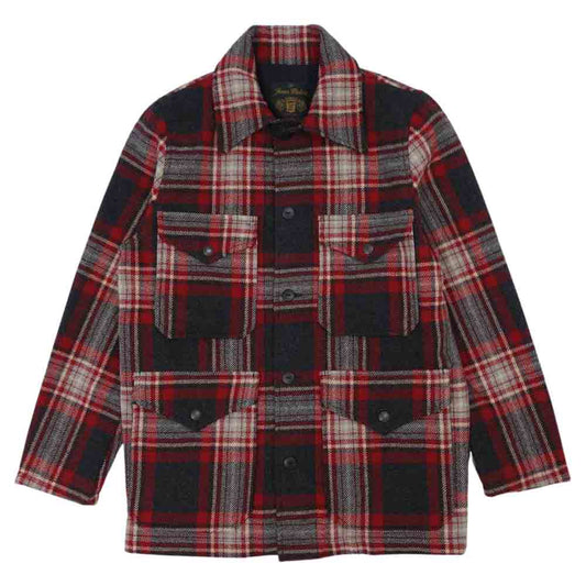 FULLCOUNT フルカウント 2897EX 25周年限定 BRITISH WOOL CHECK CRUISER JACKET ヴィンテージ クルーザー ジャケット レッド系 36【中古】