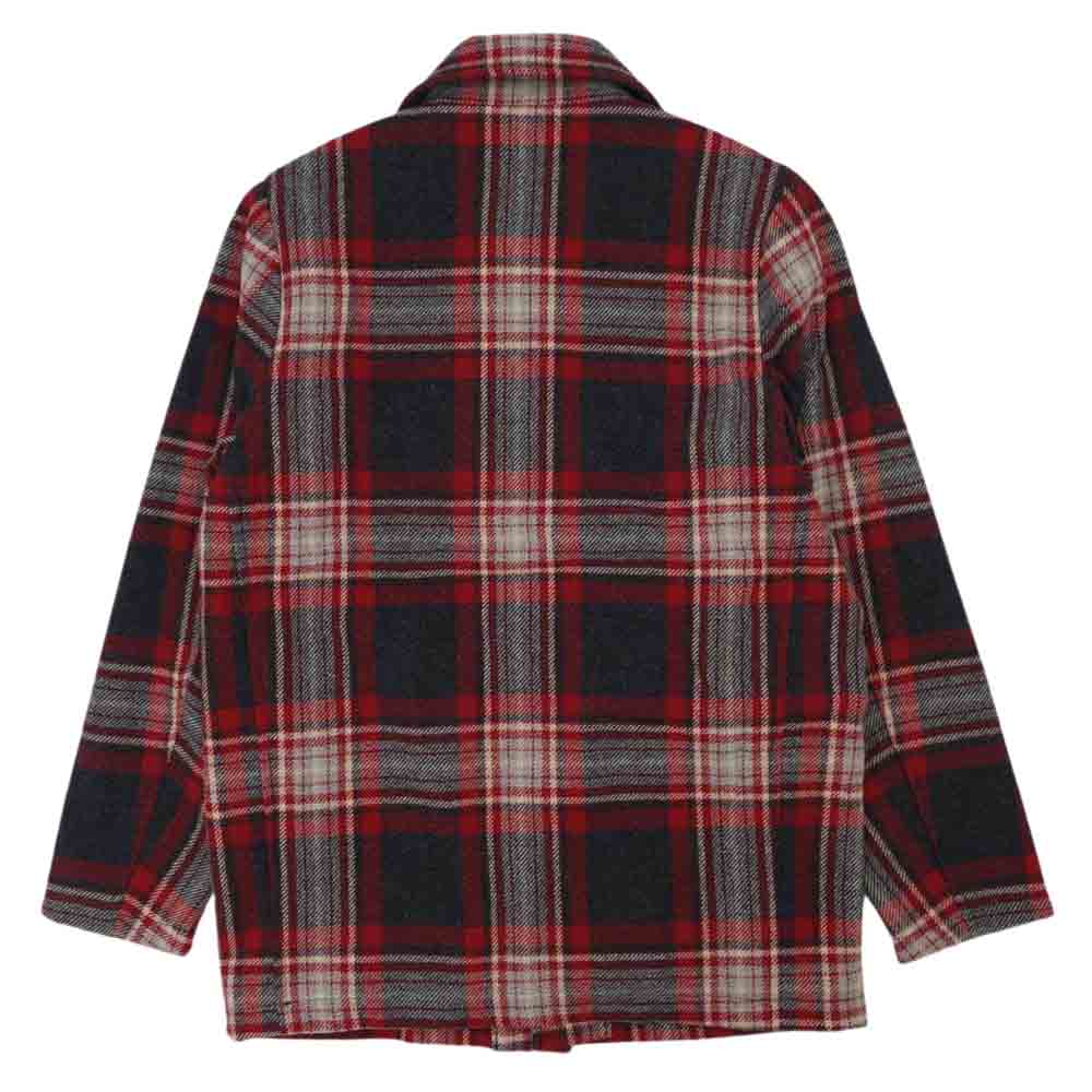 FULLCOUNT フルカウント 2897EX 25周年限定 BRITISH WOOL CHECK CRUISER JACKET ヴィンテージ クルーザー ジャケット レッド系 36【中古】