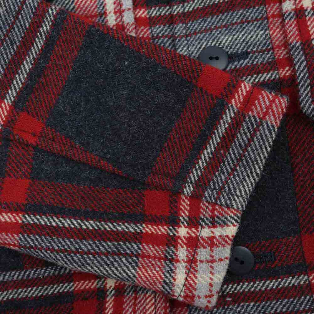 FULLCOUNT フルカウント 2897EX 25周年限定 BRITISH WOOL CHECK CRUISER JACKET ヴィンテージ クルーザー ジャケット レッド系 36【中古】