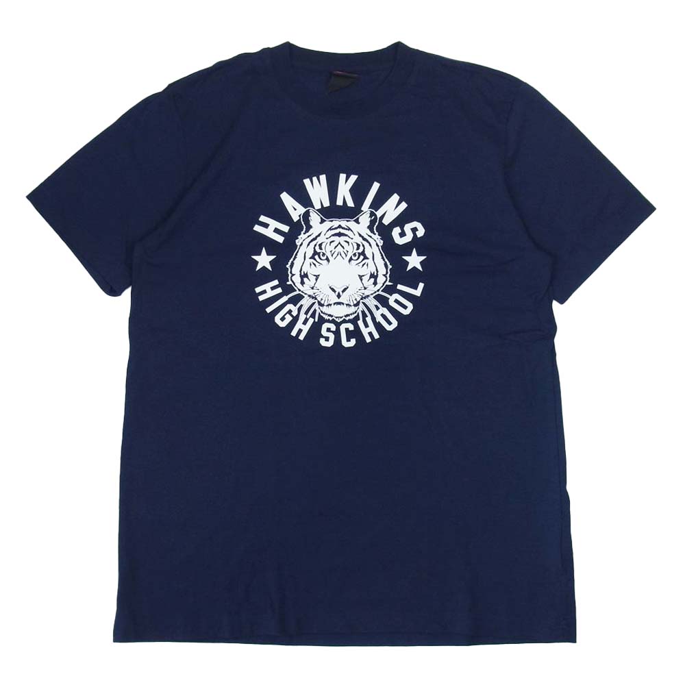 NIKE ナイキ × STRANGER THINGS CK2342-419 COLLEGE S/S TEE カレッジ Tシャツ ネイビー系 M【中古】