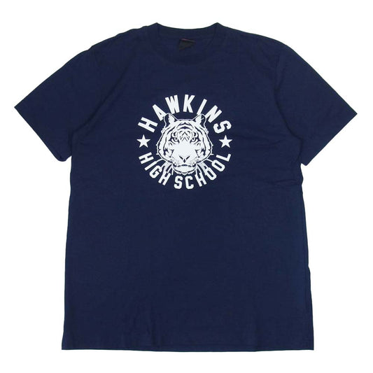NIKE ナイキ × STRANGER THINGS CK2342-419 COLLEGE S/S TEE カレッジ Tシャツ ネイビー系 M【中古】