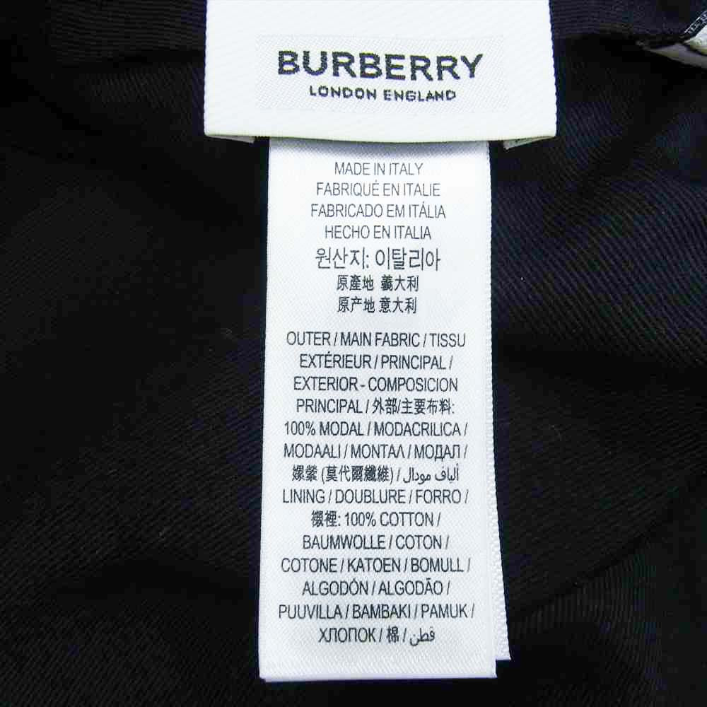 BURBERRY バーバリー 国内正規品 TB モノグラム ジャージ ベースボール キャップ ブラック系 XL【中古】