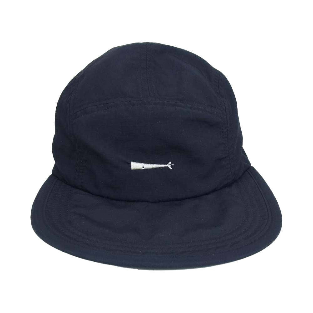 DESCENDANT ディセンダント CACHALOT 5 PANEL CAP リップストップ キャップ ブラック系 F【中古】