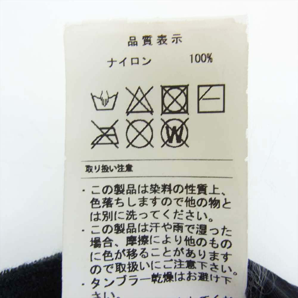 DESCENDANT ディセンダント CACHALOT 5 PANEL CAP リップストップ キャップ ブラック系 F【中古】