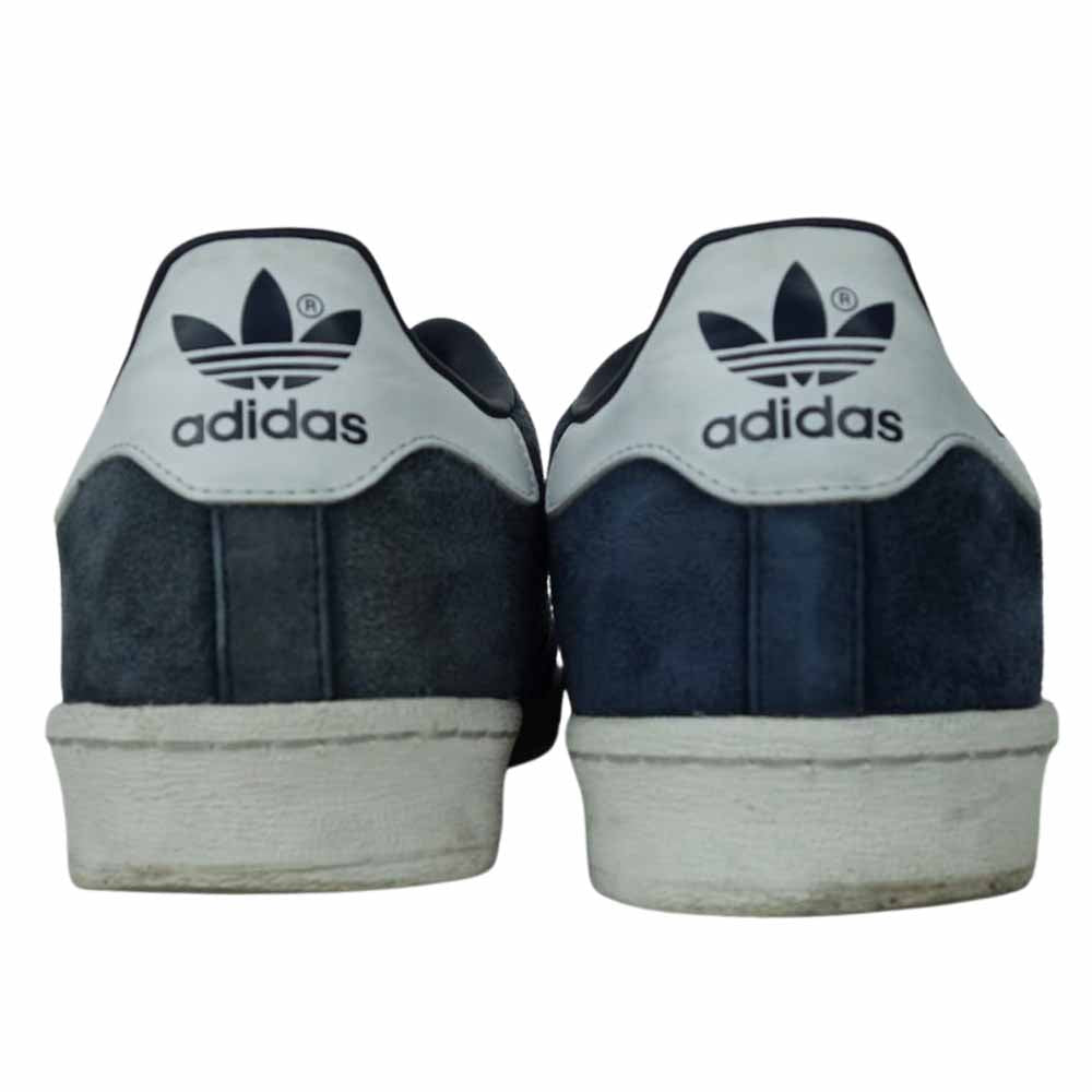DESCENDANT ディセンダント DB2408 アディダス ADIDAS CAMPUS キャンパス ローカット スニーカー ネイビー系 27【中古】