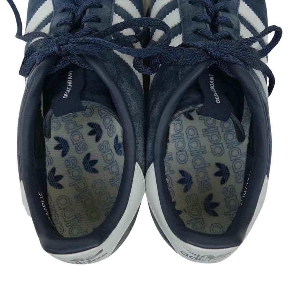 DESCENDANT ディセンダント DB2408 アディダス ADIDAS CAMPUS キャンパス ローカット スニーカー ネイビー系 27【中古】