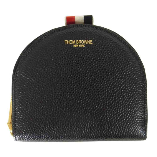 THOM BROWNE トムブラウン コインパース コイン ケース 小銭入れ ブラック系【美品】【中古】