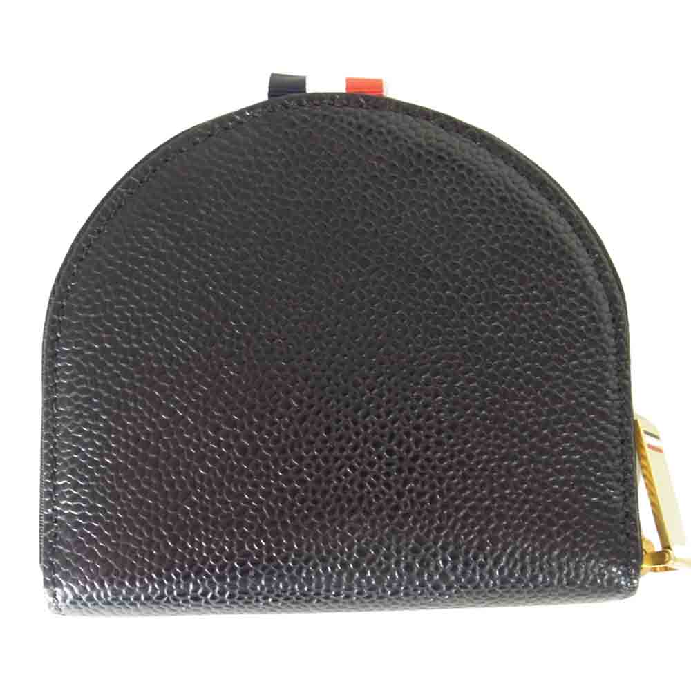 THOM BROWNE トムブラウン コインパース コイン ケース 小銭入れ ブラック系【美品】【中古】