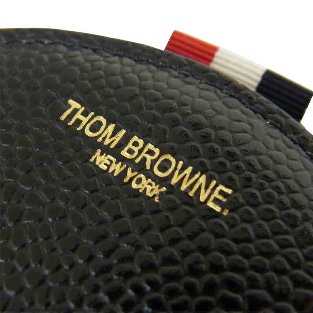 THOM BROWNE トムブラウン コインパース コイン ケース 小銭入れ ブラック系【美品】【中古】