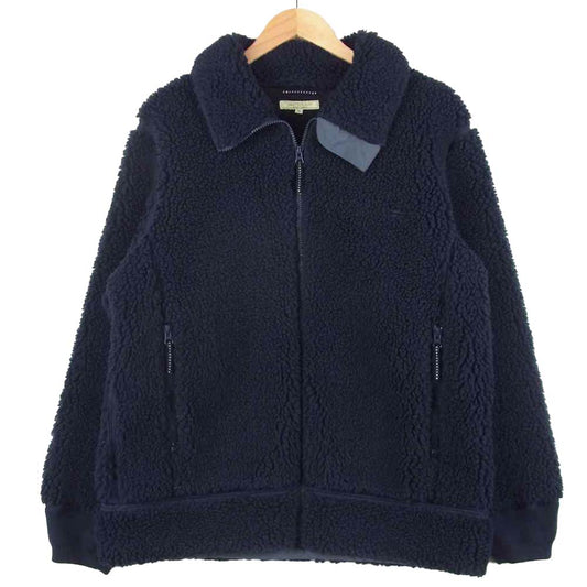 DESCENDANT ディセンダント 15AW MANCHOT FLEECE JACKET フリース フルジップ ジャケット ダークネイビー系 3【中古】