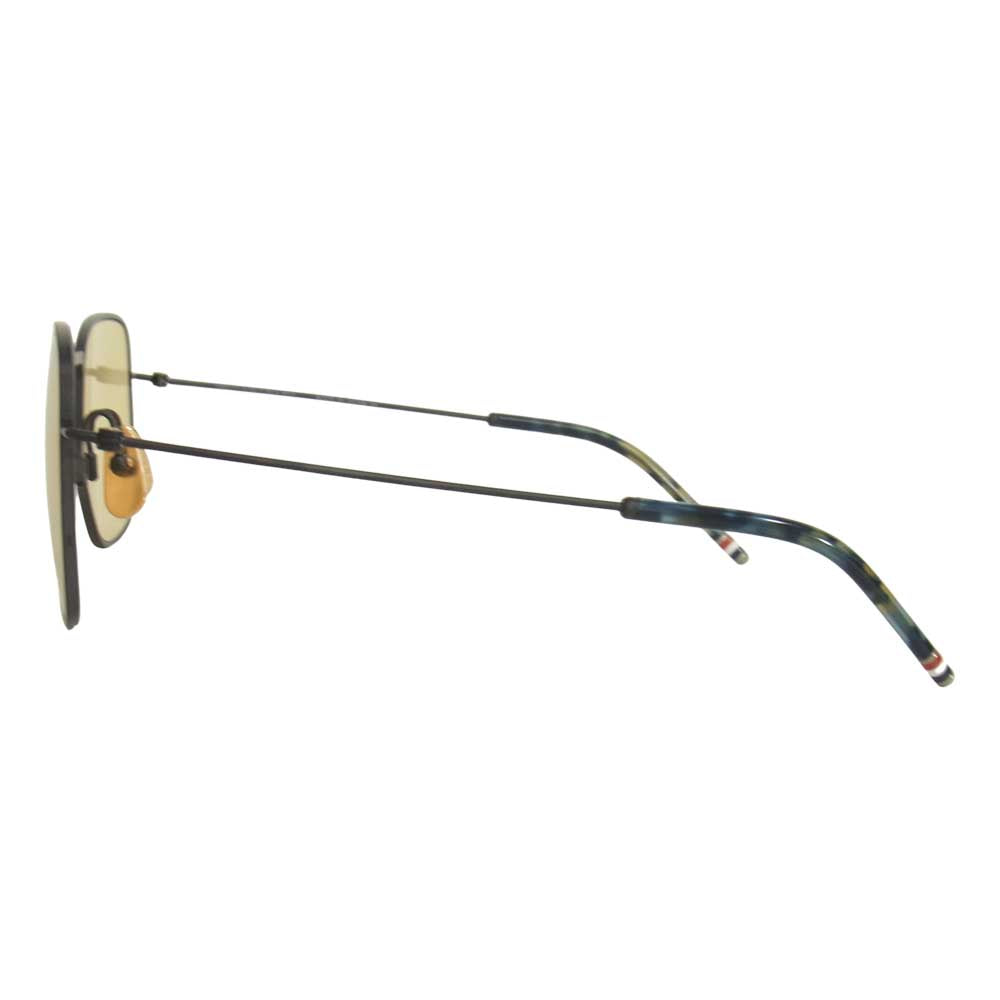 THOM BROWNE トムブラウン TB-117 EYEWEAR メガネ サングラス BLK-NVY 52□18‐145【中古】