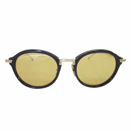 THOM BROWNE トムブラウン TB-011 EYEWEAR メガネ サングラス Navy/Silver 49(52□18‐145)【中古】