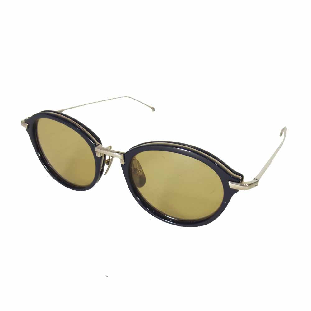 【中古品】THOM BROWNE TB-011 サングラス 49サイズ THOM BROWNE トムブラウン TB-011 EYEWEAR メガネ サングラス Navy