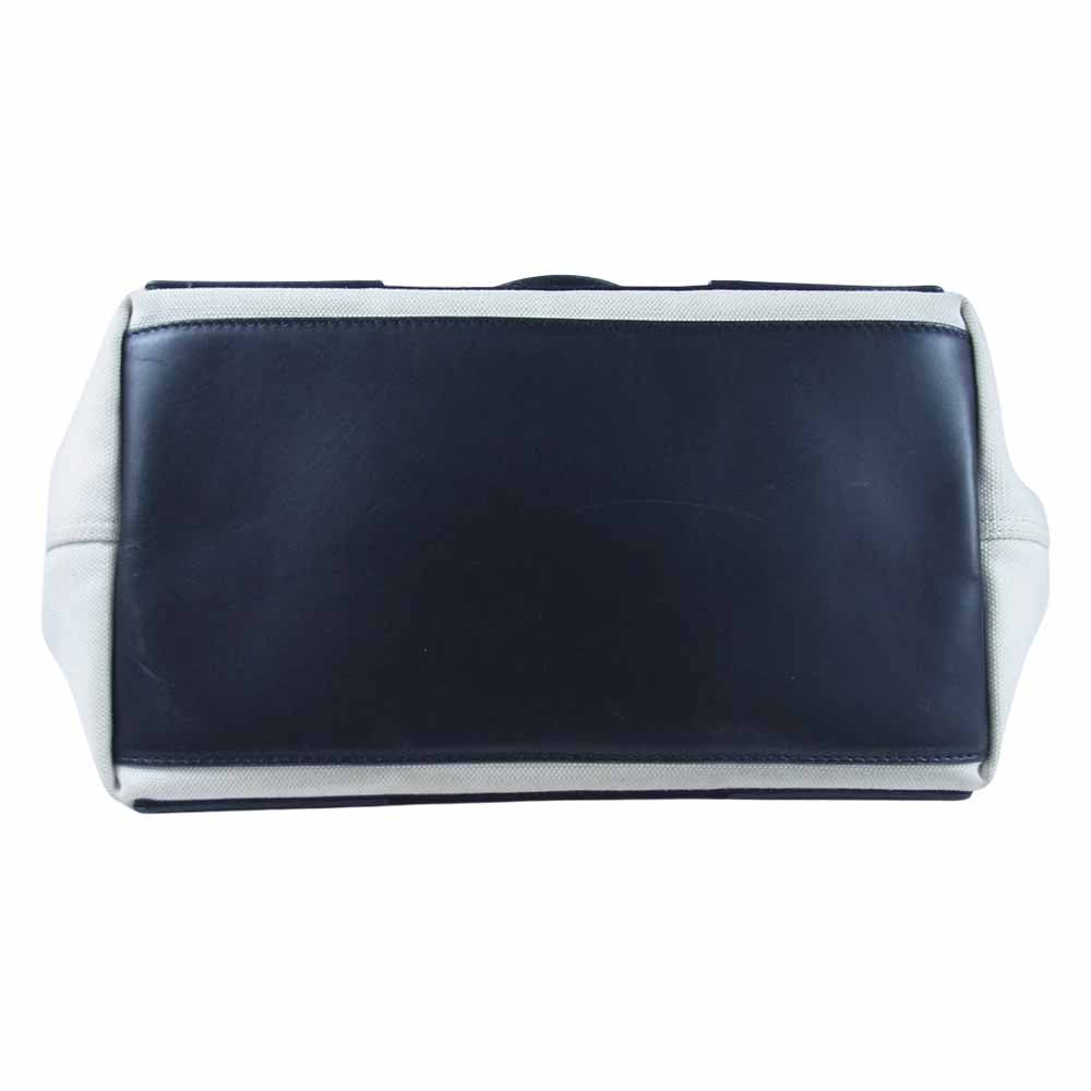 BALENCIAGA バレンシアガ 339933 ネイビー カバ スモール ベージュ系【中古】