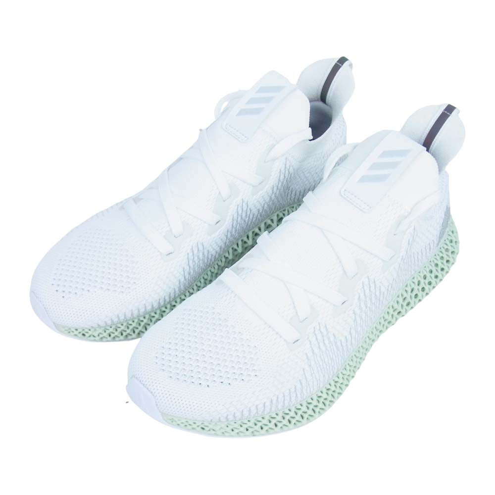 adidas アディダス CG5526 ALPHAEDGE 4D アルファエッジ ローカット スニーカー ホワイト系 26.5cm【極上美品】【中古】