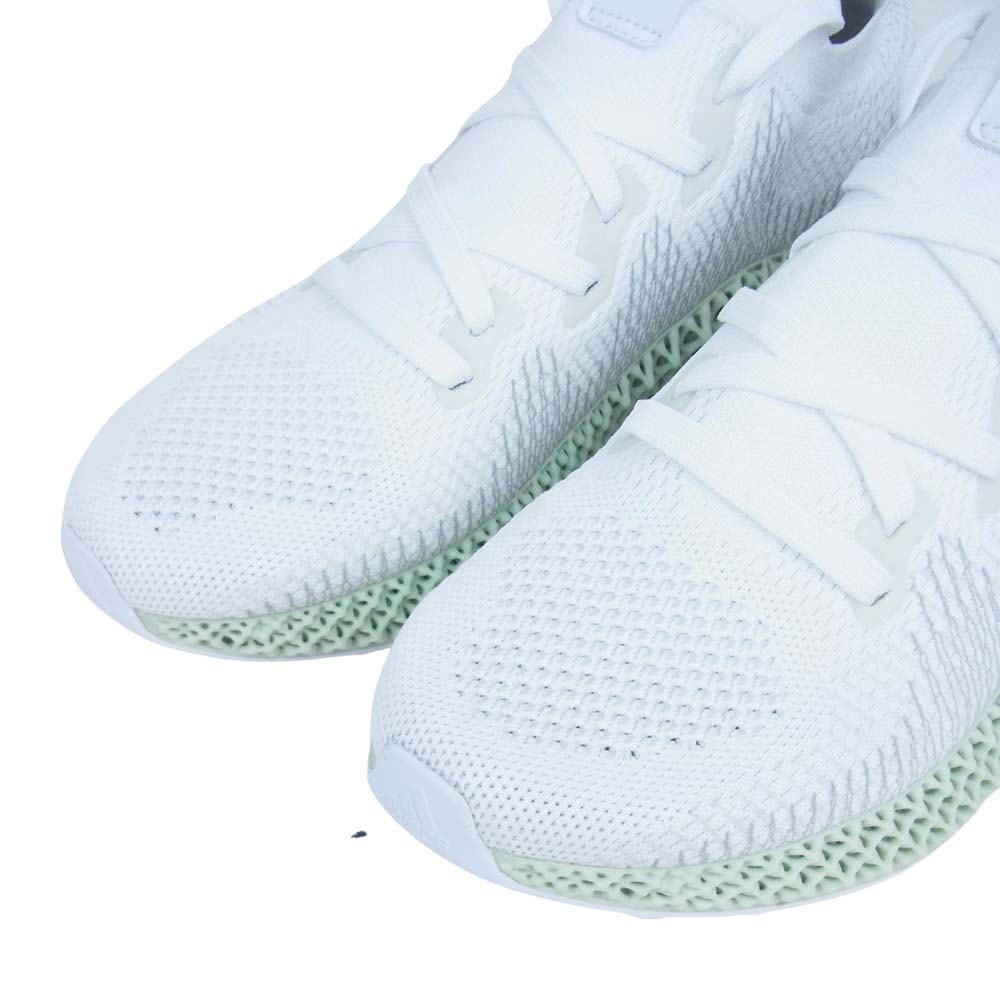 adidas アディダス CG5526 ALPHAEDGE 4D アルファエッジ ローカット スニーカー ホワイト系 26.5cm【極上美品】【中古】