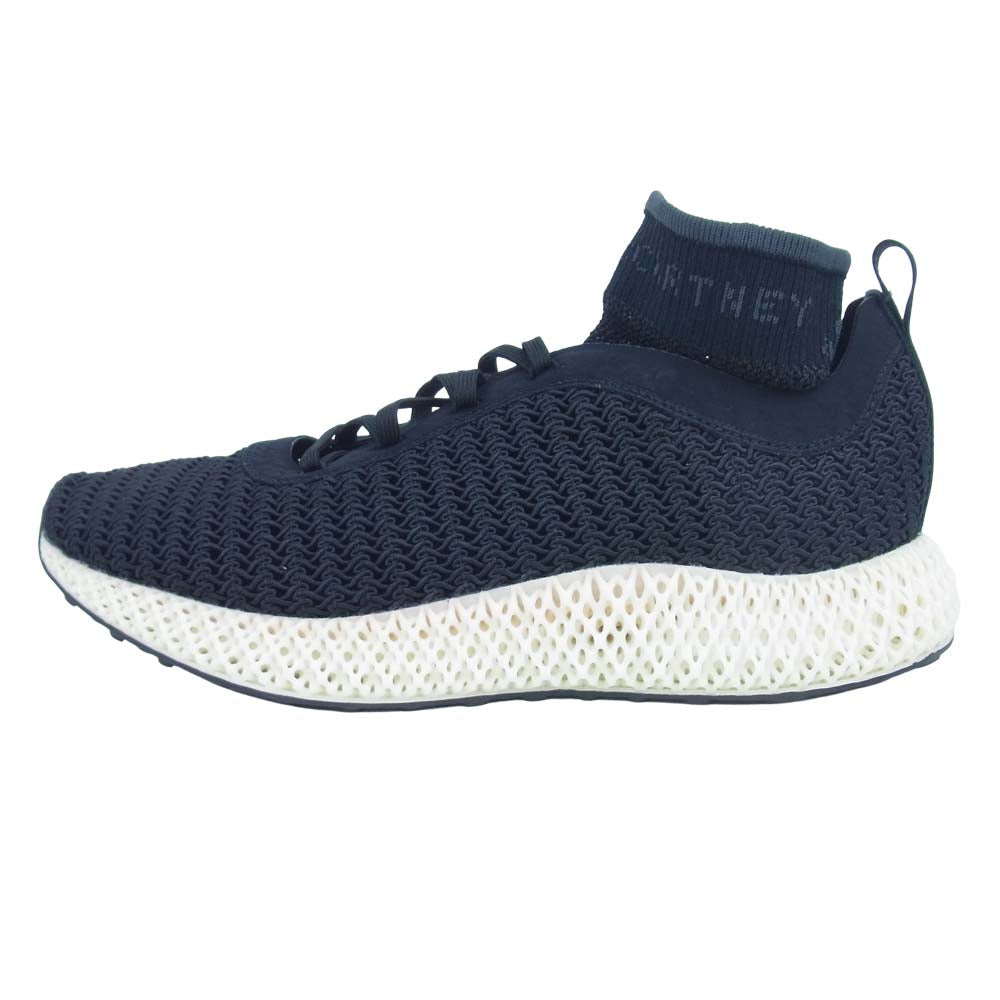 adidas アディダス × STELLA MCCARTNEY BB7959 ALPHAEDGE 4D アルファエッジ ローカット スニーカー ブラック系 オフホワイト系 26cm【美品】【中古】