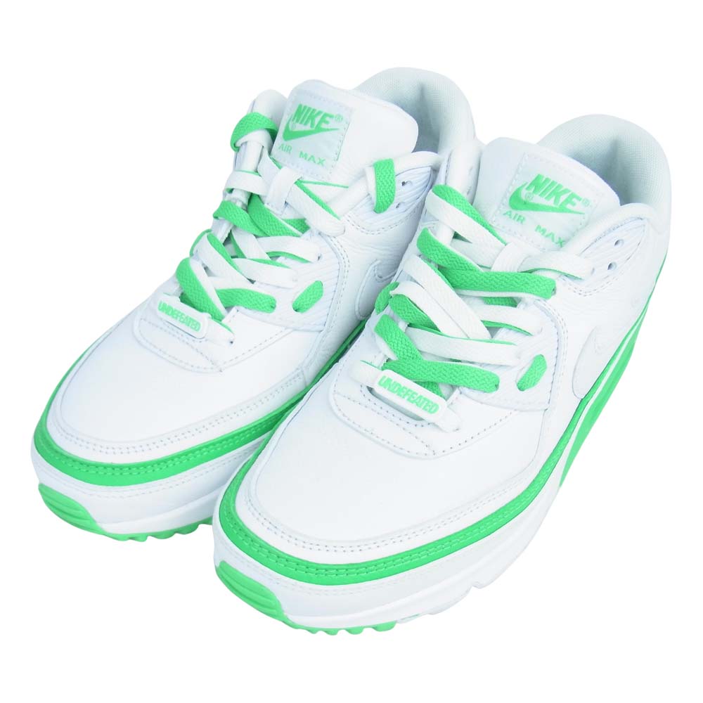 NIKE ナイキ × UNDEFEATED CJ7197-104  AIR MAX 90 UNDFTD アンディーフィテッド エアマックス90 ローカット スニーカー ホワイト系 グリーン系 27.5cm【中古】