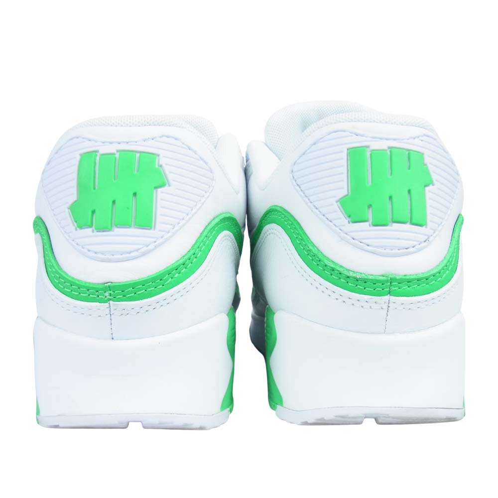 NIKE ナイキ × UNDEFEATED CJ7197-104  AIR MAX 90 UNDFTD アンディーフィテッド エアマックス90 ローカット スニーカー ホワイト系 グリーン系 27.5cm【中古】