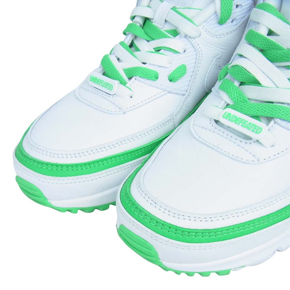 NIKE ナイキ × UNDEFEATED CJ7197-104  AIR MAX 90 UNDFTD アンディーフィテッド エアマックス90 ローカット スニーカー ホワイト系 グリーン系 27.5cm【中古】