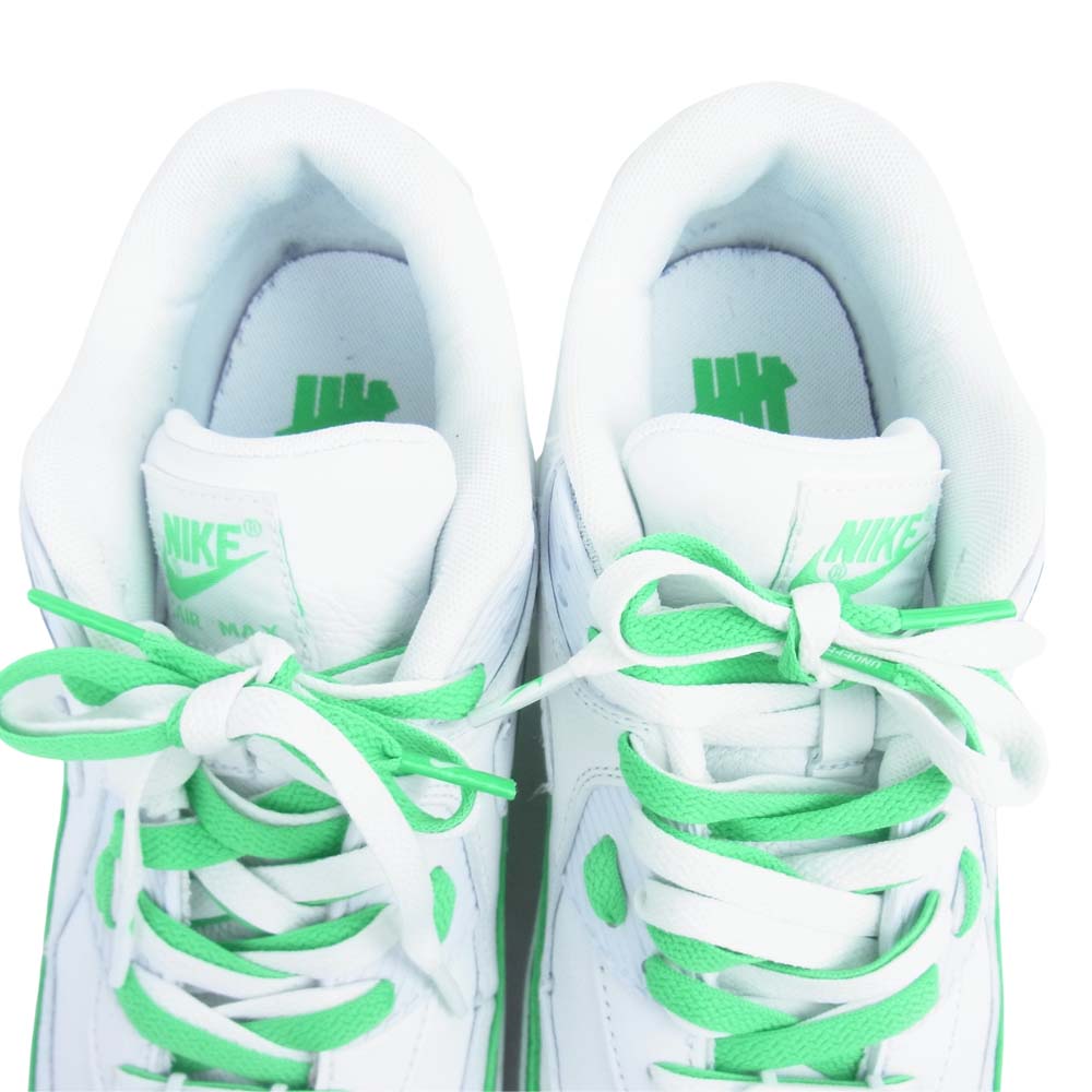 NIKE ナイキ × UNDEFEATED CJ7197-104  AIR MAX 90 UNDFTD アンディーフィテッド エアマックス90 ローカット スニーカー ホワイト系 グリーン系 27.5cm【中古】