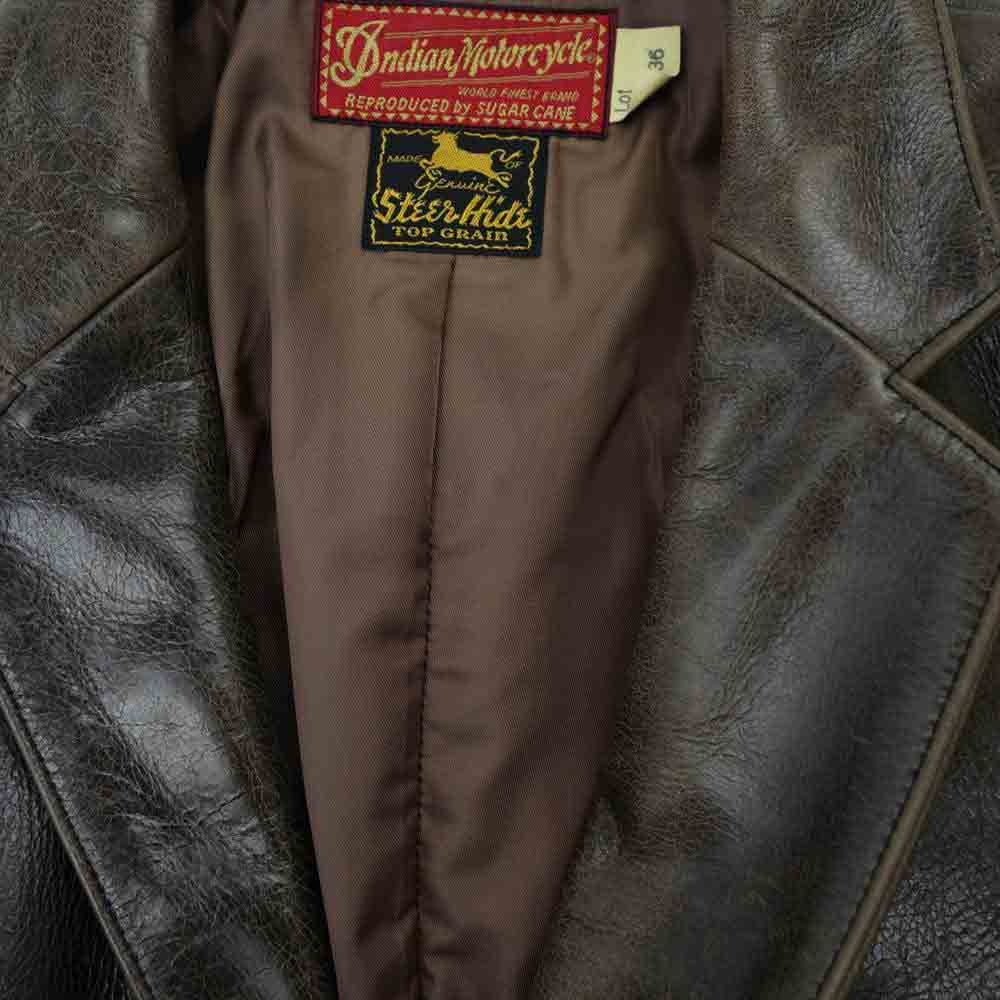 INDIAN MOTOCYCLE インディアン モトサイクル M87163 レザー 3B テーラード ジャケット【中古】