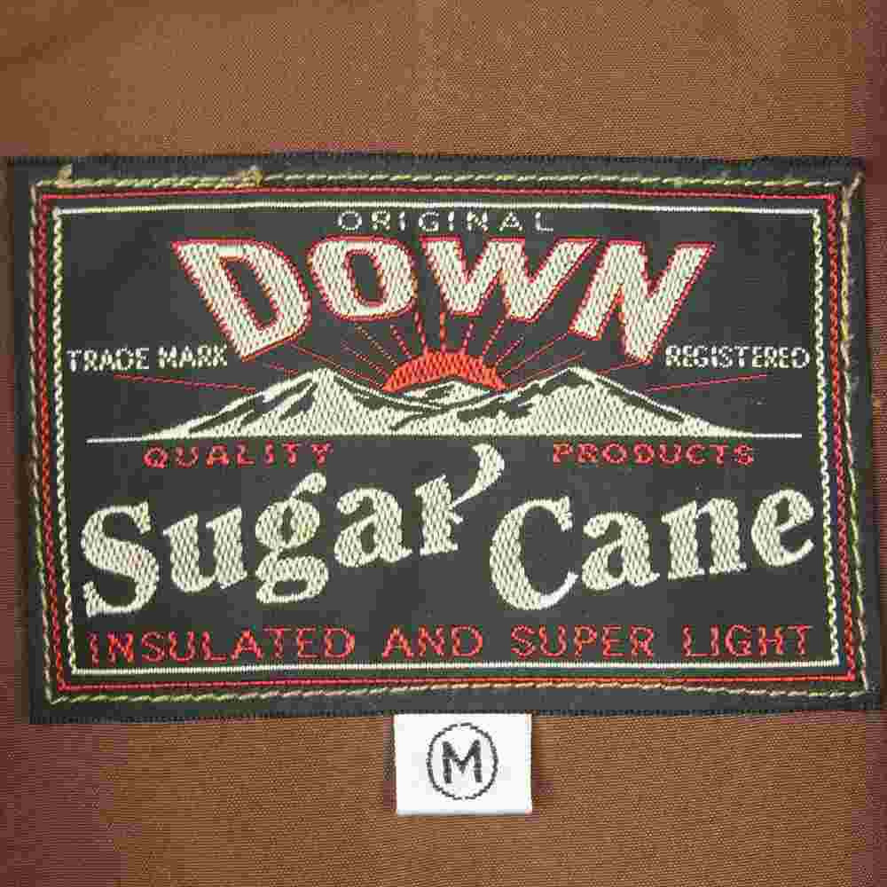 SUGAR CANE シュガーケーン SC11386 レザー ヨーク ウエスタン ダウン シャツ ジャケット ブラウン系 サンドベージュ系 M【中古】