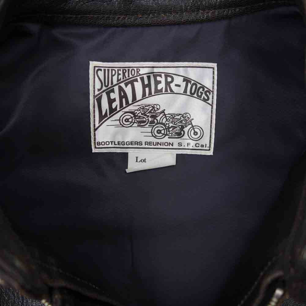 BOOTLEGGERS ブートレガーズ TWIN PEAKS ツインピークス シングル レザー ライダース ジャケット【中古】