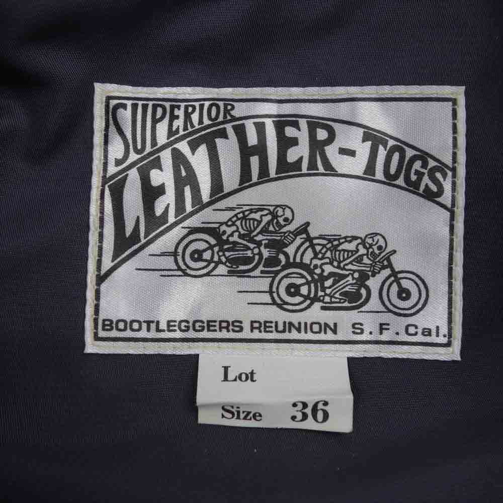 BOOTLEGGERS ブートレガーズ TWIN PEAKS ツインピークス シングル レザー ライダース ジャケット【中古】